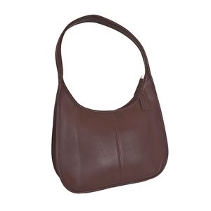 Vintage Coach Ergo Pocket Zip Shoulder Bag 9033, Tobacco Brown EUC